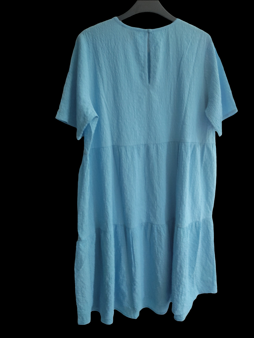 Sky blue one size dress