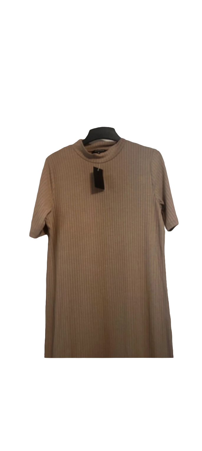 Brown size 14 fitting dress