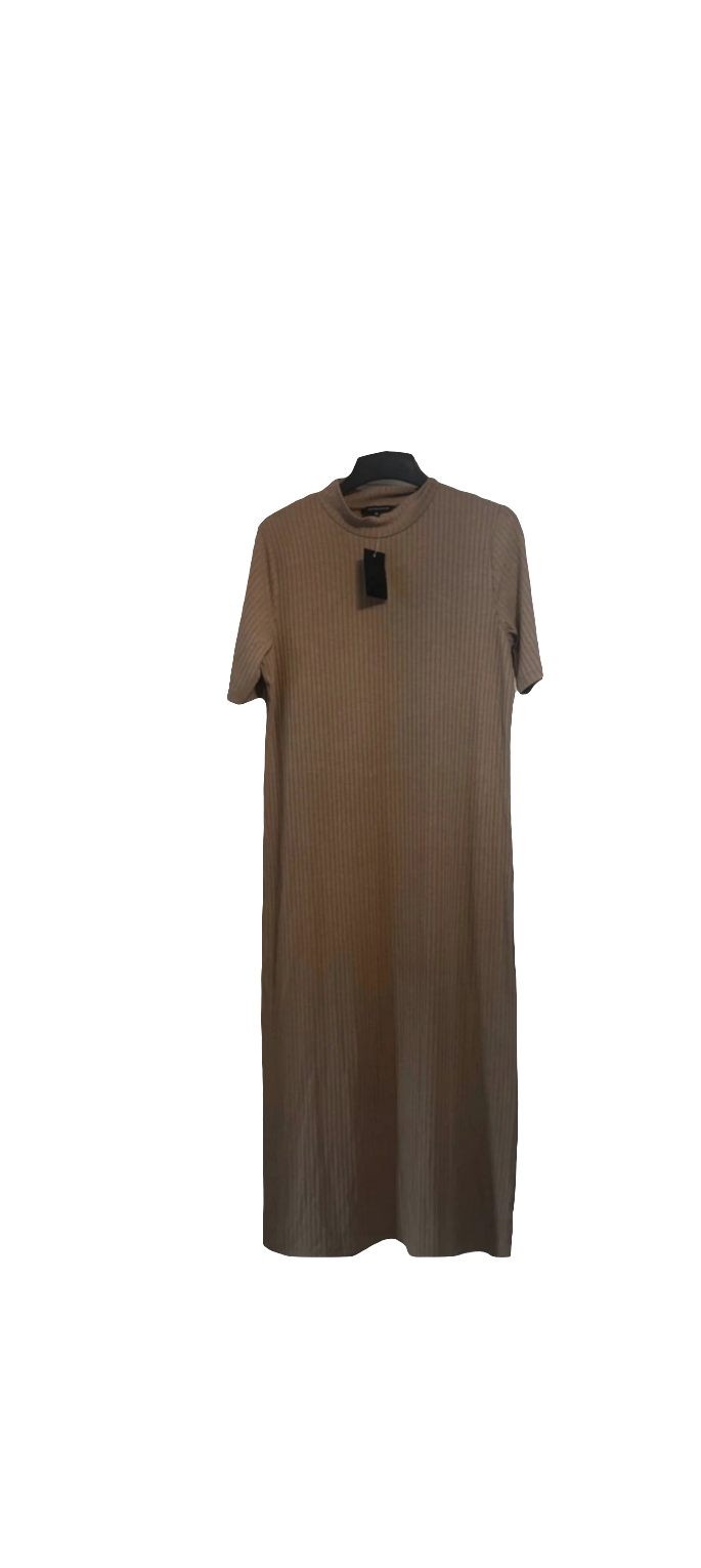 Brown size 14 fitting dress