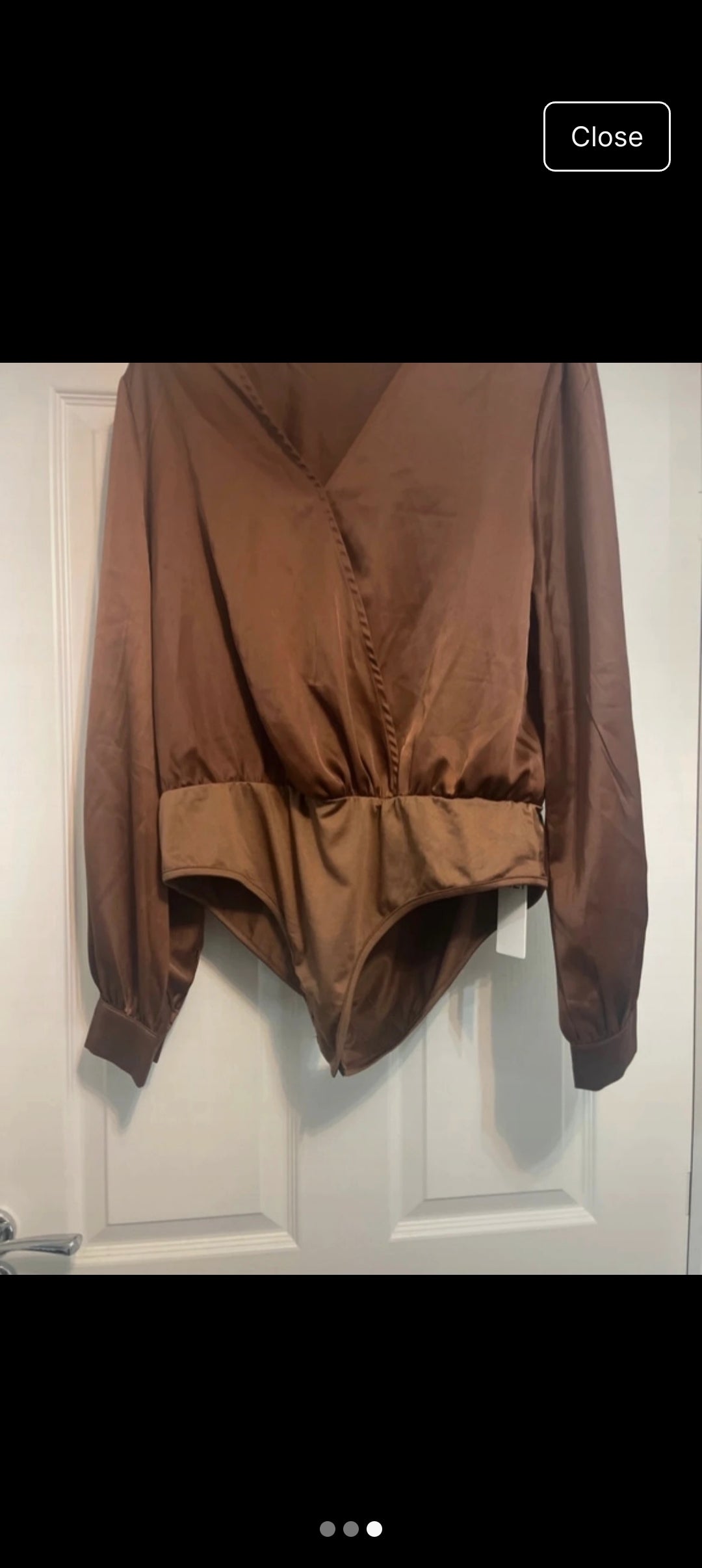Brown size 14 blouse