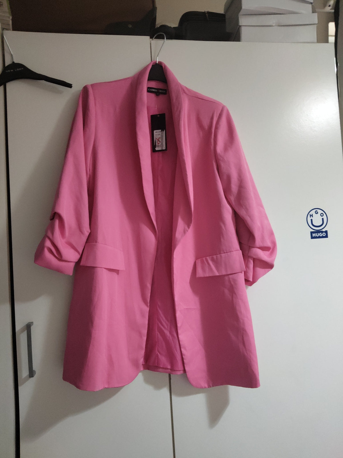 Fuschia pink women Size 10 blazer
