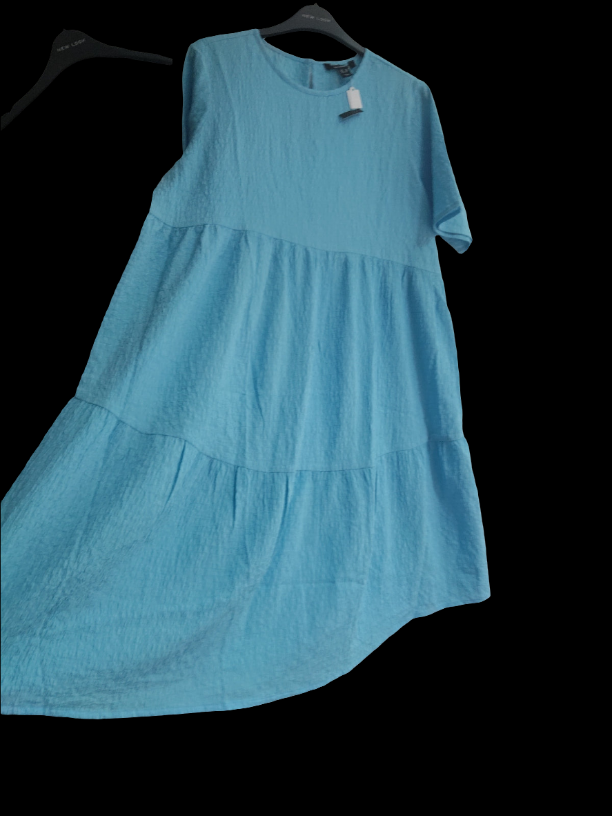 Sky blue one size dress