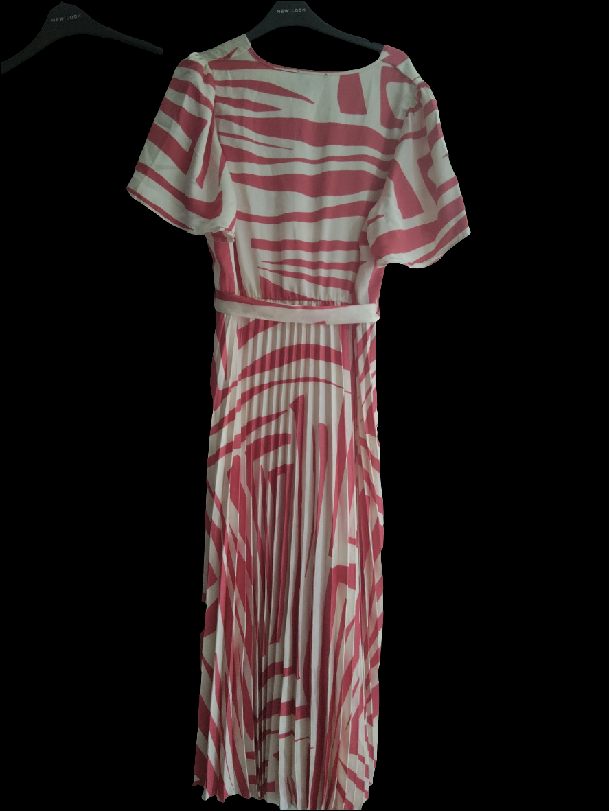 Cream and coral size 14/16 dress