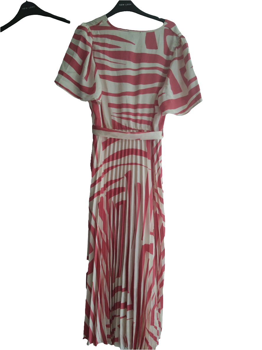 Cream and coral size 14/16 dress
