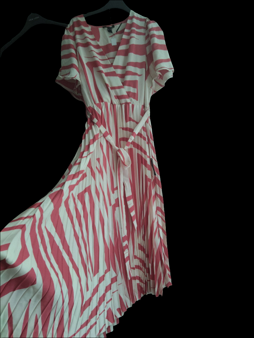 Cream and coral size 14/16 dress