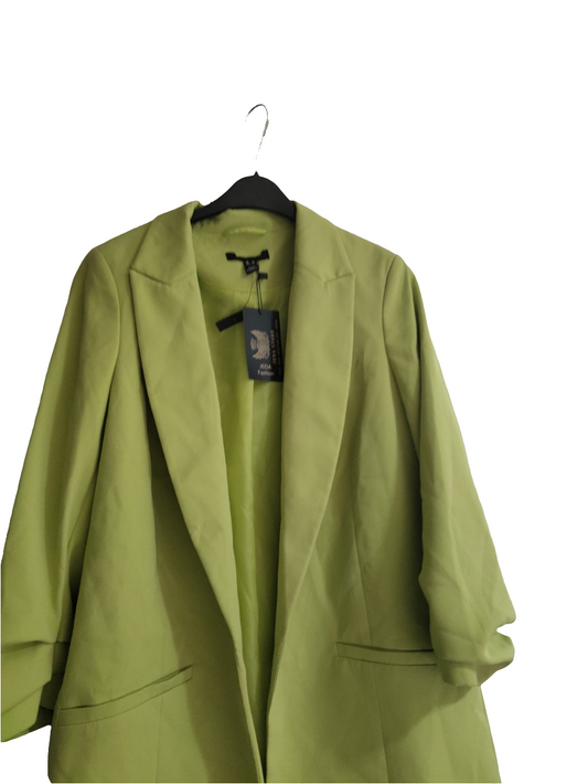 Women green size 10 blazer