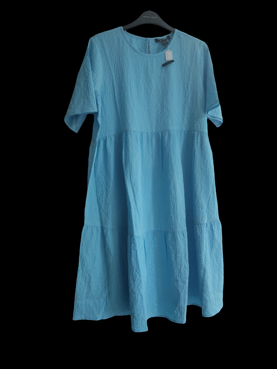 Sky blue one size dress