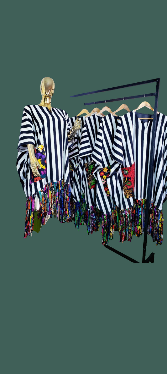African print Embellished out fit