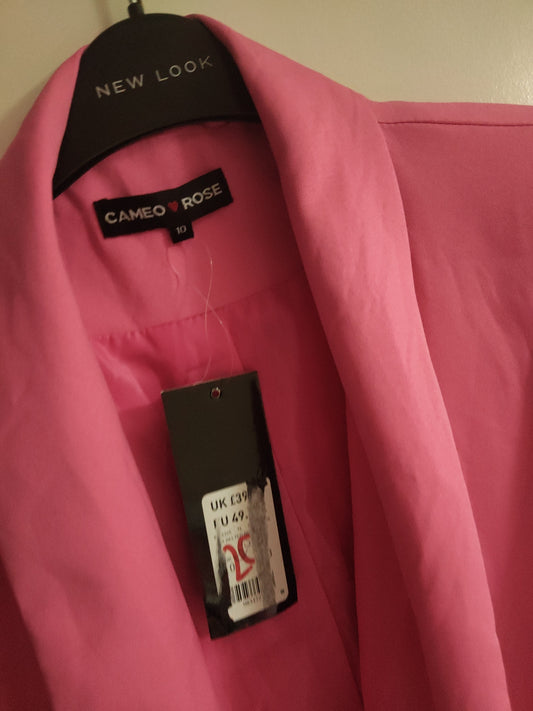 Fuschia pink women Size 10 blazer