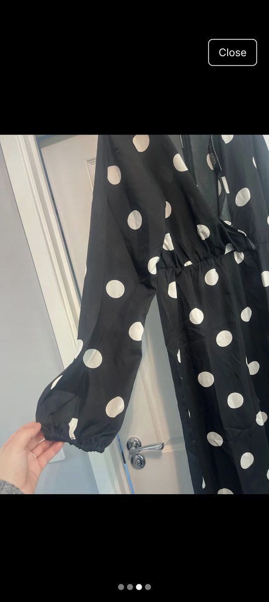 Women polka dot XL jumpsuit