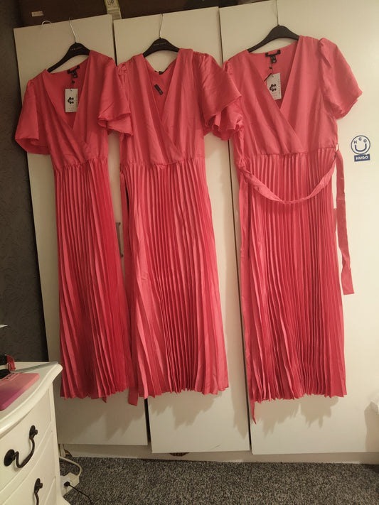 Women pleated dress