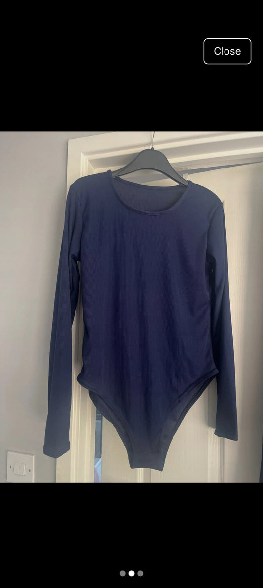 Two piece dark blue size Large outfit