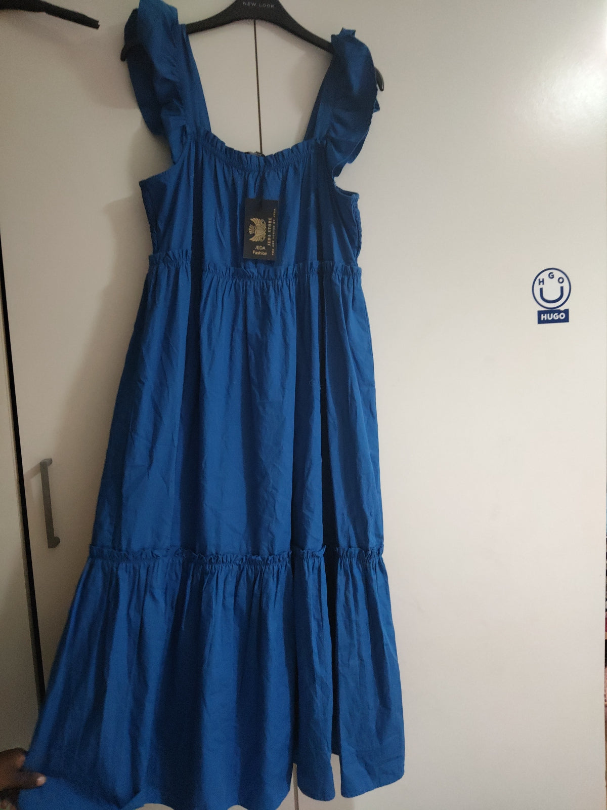 Women  royal blue dress